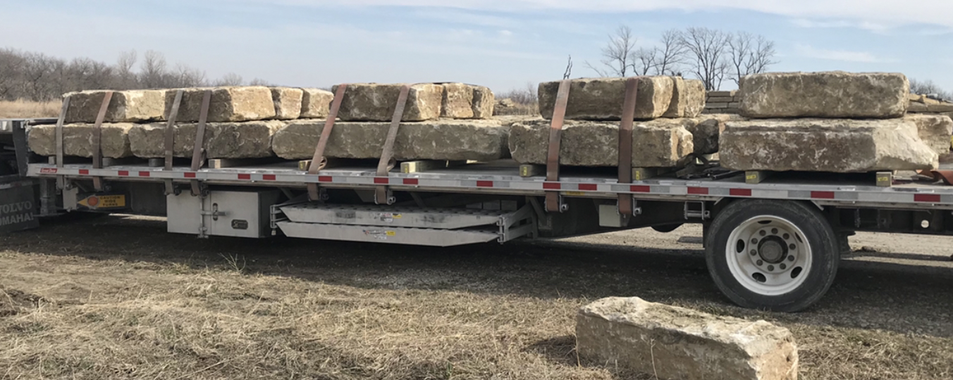 Semi load of stone